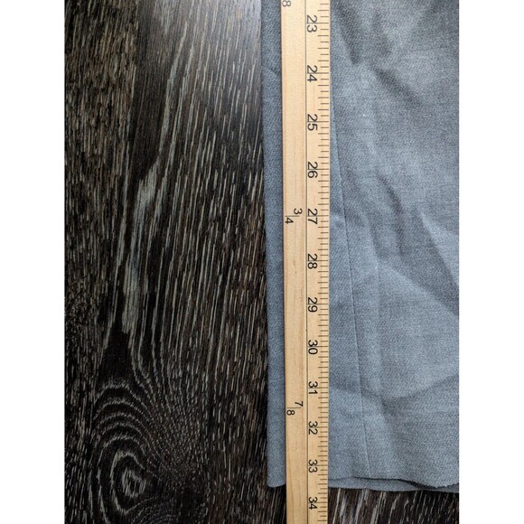 LOFT Marisa Trouser Pants Womens 10 Tall Gray Dress Slacks Work Career Stretch - Picture 4 of 7